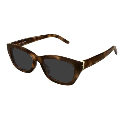 Saint Laurent Eyewear Sunglasses In Brown