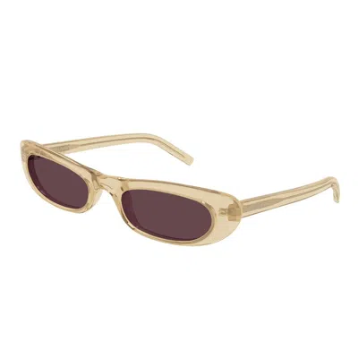 Saint Laurent Eyewear Sunglasses In Brown