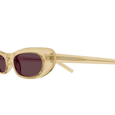 Saint Laurent Eyewear Sunglasses In Brown