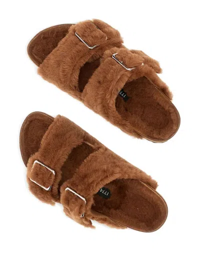 Birkenstock Becomes Berlin Arizona Shearling 1774 In Brown