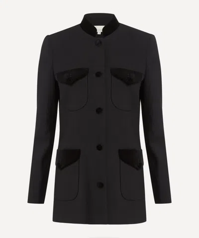 Liberowe Raja Signature Single-breasted Jacket In Black