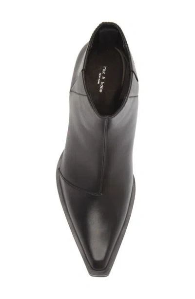 Rag & Bone Dart Pointed Toe Bootie In Black