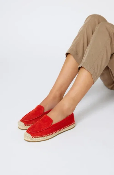 Eileen Fisher Lyla Espadrille Flat In Red