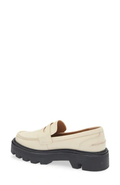 Rag & Bone Quinn Platform Penny Loafer In Animal Print