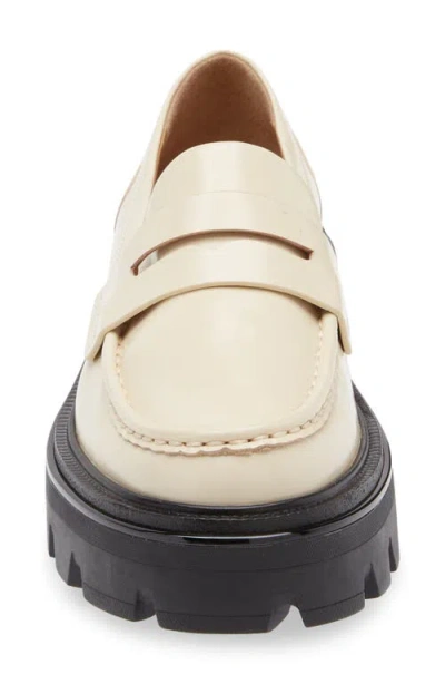 Rag & Bone Quinn Platform Penny Loafer In Animal Print