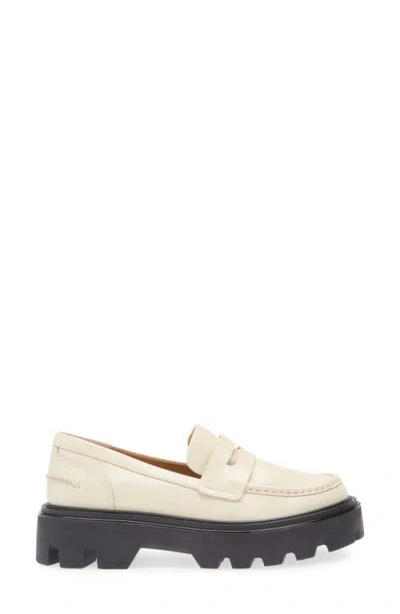 Rag & Bone Quinn Platform Penny Loafer In Animal Print