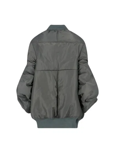 Junya Watanabe Lightweight Nylon Jacket With High Collar And Streamlined Silhouette In Gray