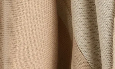 Nordstrom Rack Border Print Transitional Ruana In Brown