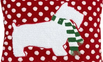 Studiochic Scottie Decorative Throw Pillow In Multi