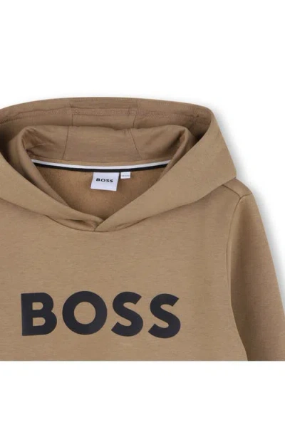 Hugo Boss Sweater Boss Kids Color White In Brown