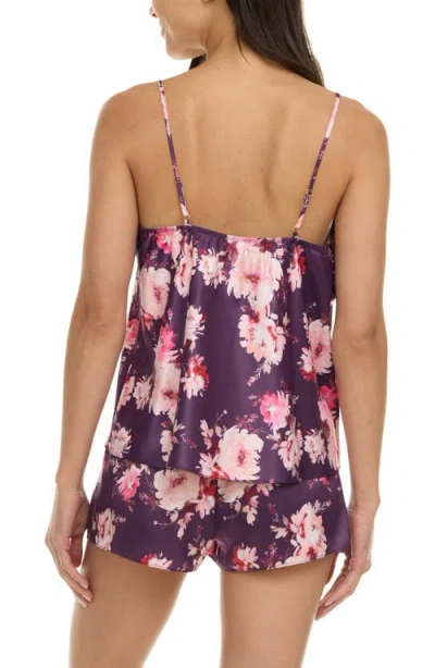 Flora Nikrooz Sabrina 3-piece Travel Pajama Set In Purple