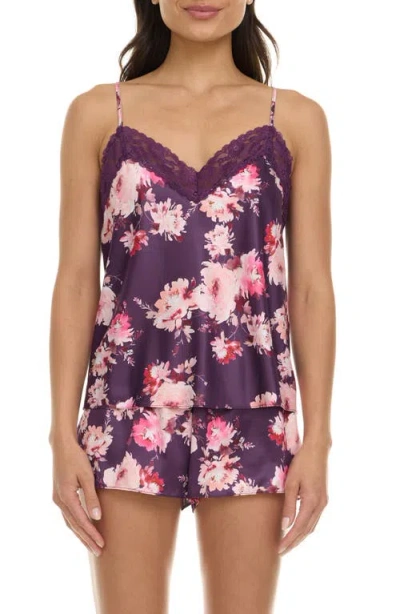 Flora Nikrooz Sabrina 3-piece Travel Pajama Set In Purple