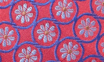 Ted Baker London Albion Florette Silk Blend Tie In Pink