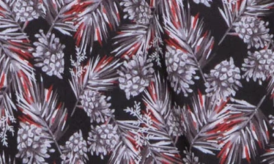 Construct Slim Fit Pine Cone Print 4-way Stretch Short Sleeve Shirt In Multi