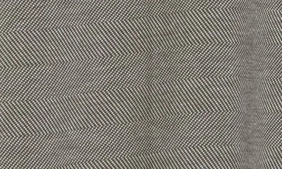 Calvin Klein Iconic Herringbone Cotton Zip Polo In Gray