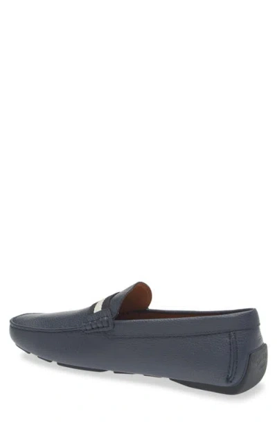 Bally Wiliam Driving Loafer In Blue