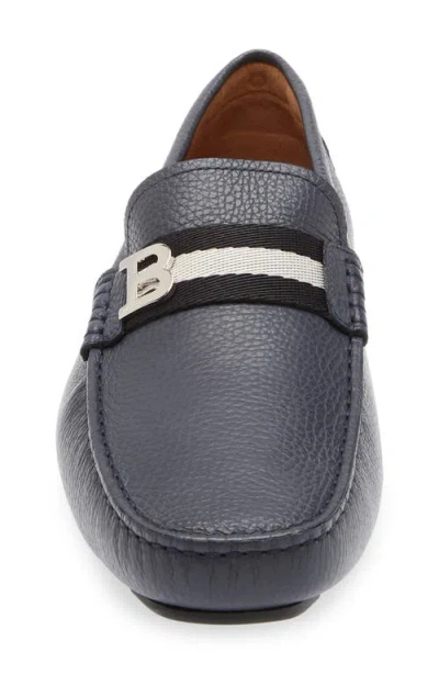Bally Wiliam Driving Loafer In Blue
