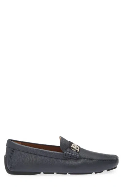 Bally Wiliam Driving Loafer In Blue