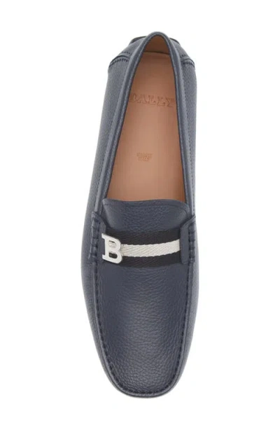 Bally Wiliam Driving Loafer In Blue