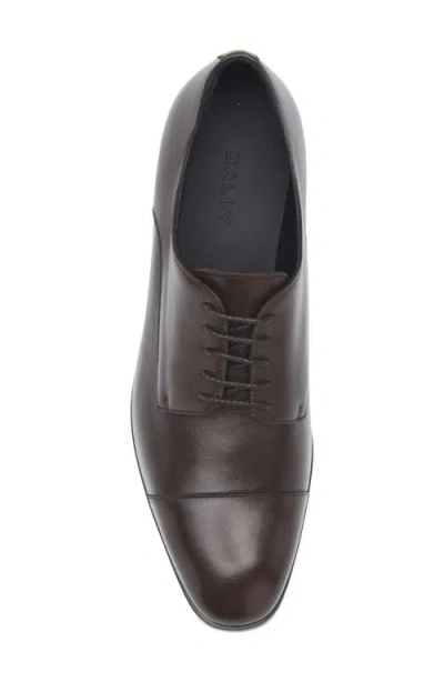 Bally Olexi Cap Toe Derby In Brown