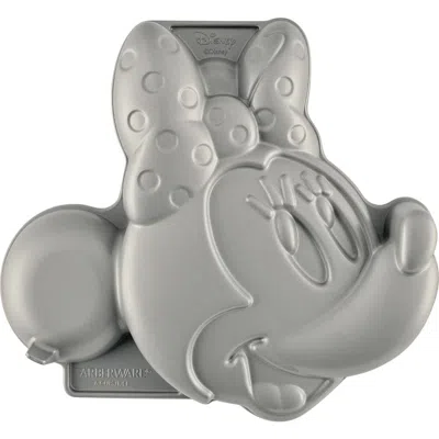 Disney X Farberware Minnie Mouse 3d Cake Pan In Gray