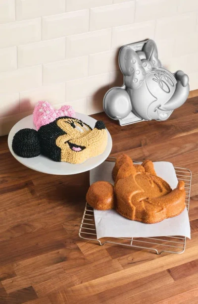 Disney X Farberware Minnie Mouse 3d Cake Pan In Gray