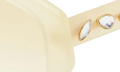 Swarovski 53mm Gradient Cat Eye Sunglasses In Brown