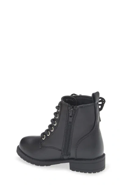Mia Kids' Lil Violet Combat Boot In Black