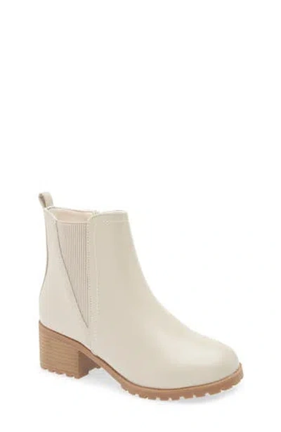 Mia Kids' Little Pratt Lug Bootie In Nude