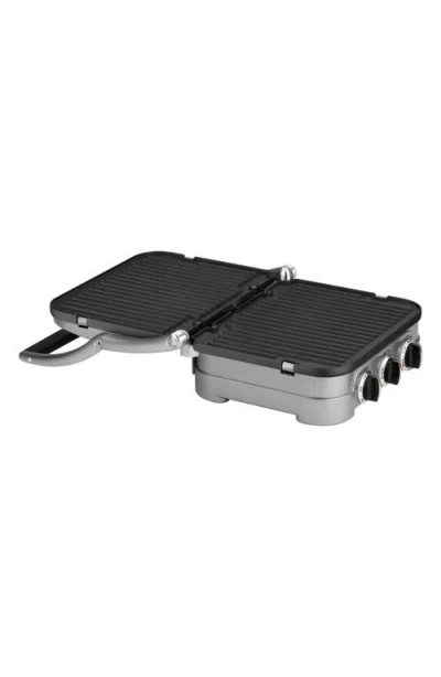 Cuisinart Griddler® Indoor Grill – Griddle & Panini Press In Silver