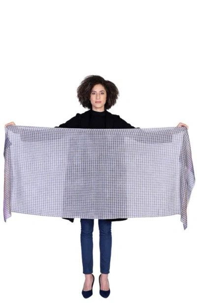 Vismaya Woven Wool Fringe Scarf In Multi