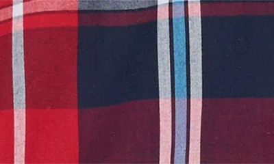 Tommy Hilfiger Kids' Exploded Plaid Button-up Shirt In Red