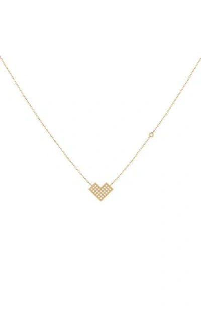 Luvmyjewelry Home One Way Diamond Pendant Necklace In Gold