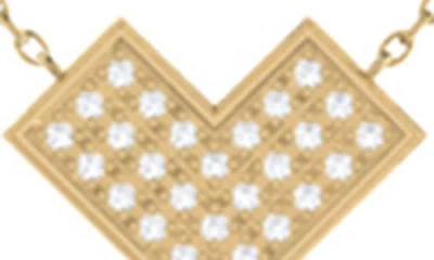 Luvmyjewelry Home One Way Diamond Pendant Necklace In Gold