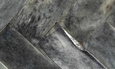 Zodax Bengkula Herringbone Braid Photo Frame In Gray