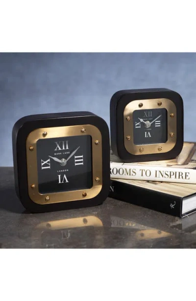 Zodax Mark Lane Table Clock In Black