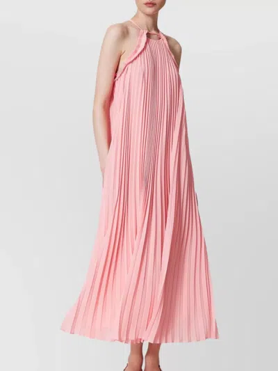 Twinset Twin-set Elegant Polyester Dress Design In Pink