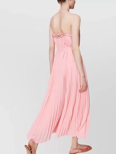 Twinset Twin-set Elegant Polyester Dress Design In Pink