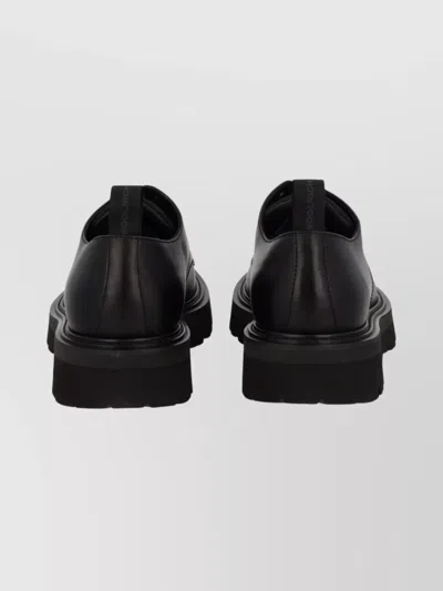 Woolrich Chunky Sole Lace-up Shoes With Pull Tab In Animal Print