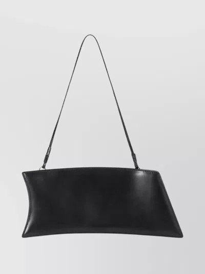 Staud Rectangular Shoulder Bag Detachable Strap In Black