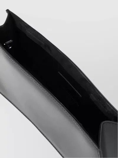 Staud Rectangular Shoulder Bag Detachable Strap In Black