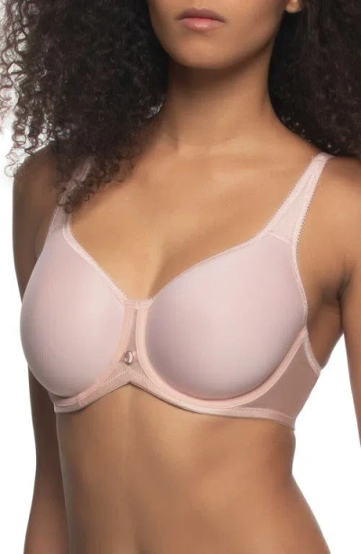Felina Celestial Full Coverage Underwire Bra In Pink