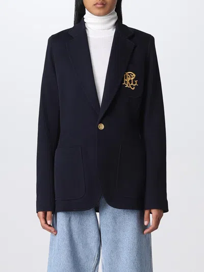 Polo Ralph Lauren Blazer With Logo In Blue
