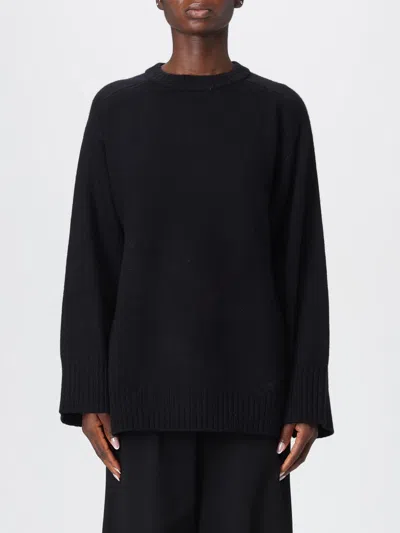 Loulou Studio Loulou Black Wool Blend Oversize Safi Sweater In Black