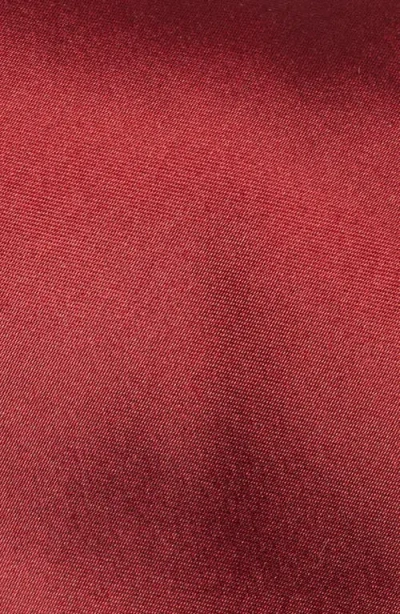 Jack Victor Solid Silk Tie In Red