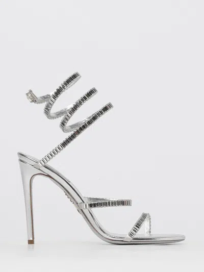 René Caovilla Heeled Sandal Rene Caovilla Woman Color Silver In Silver