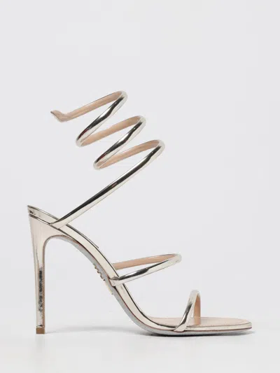 René Caovilla Shoes Silver In Silver