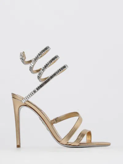 René Caovilla Heeled Sandal Rene Caovilla Woman Color Gold In Gold
