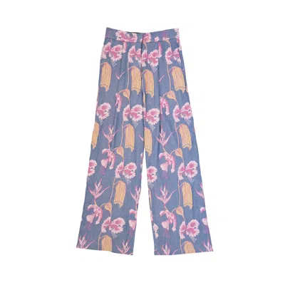 Manuela Cabrales Women's Blue Heliconia In Blue