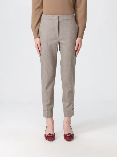 Pt Torino Pants  Woman Color Beige In Gray